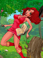 Log in sexy witch's pussy