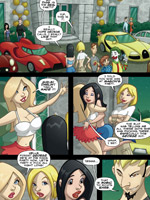 Nasty sluts shego and monique from kim possible get banged hard in a cool porn comics