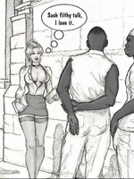 Naked adult comics chicks willingly getting it on with big dicked black guys.