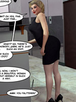 Young dude fucking hard a hot blondie in stockings in the office